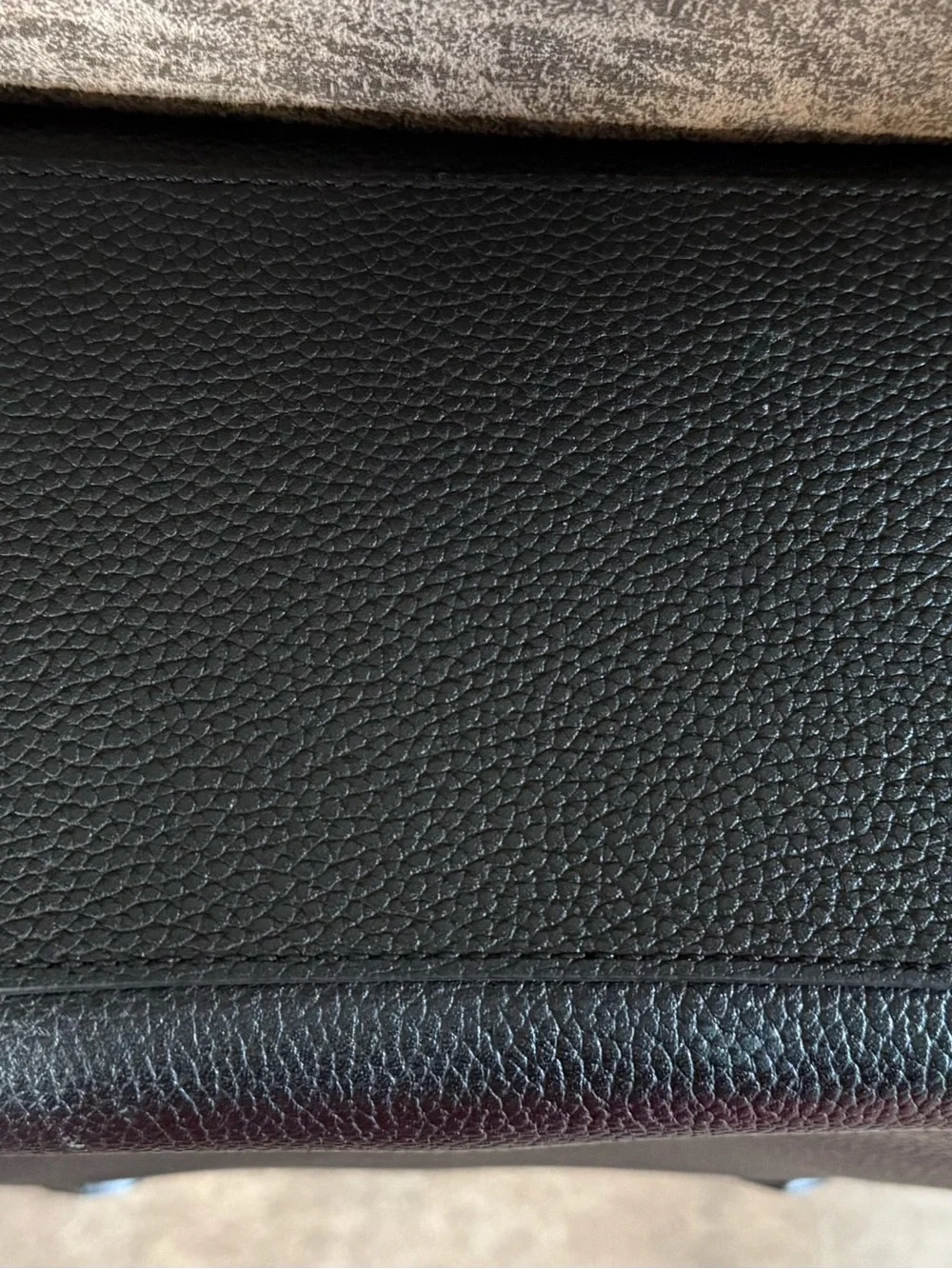 kate spade Black Pebbled Leather Tote with White Interior Trim